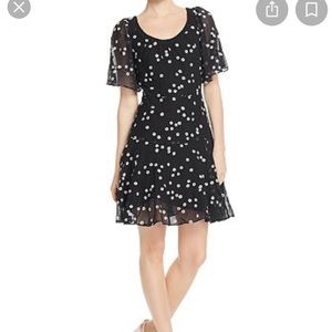 Rebecca Taylor Short Sleeve Alessandro Dress embrodiered sz 2